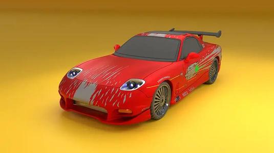 RC 1/10 RX7 – FnF 1