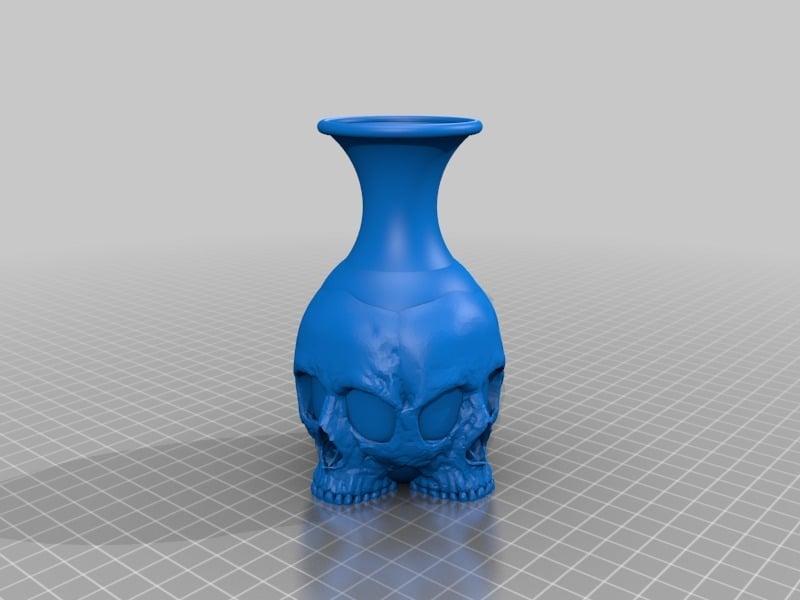 Skull Vase
