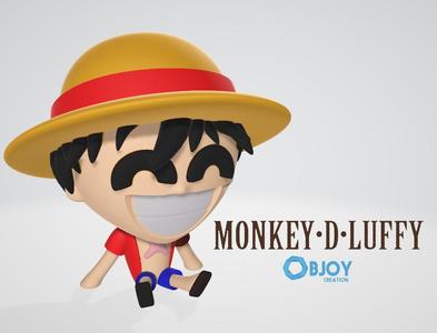 Monkey D Luffy - by Objoy Creation