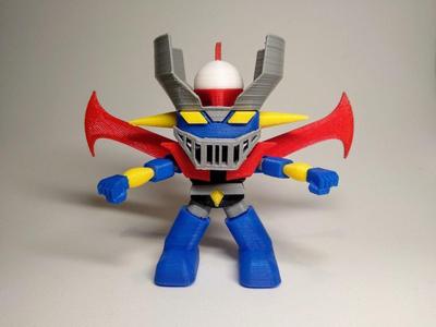 Mazinger Z funko pop. Multi color print with one extruder