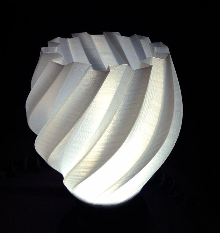 Twisted Gear Lamp / Vase