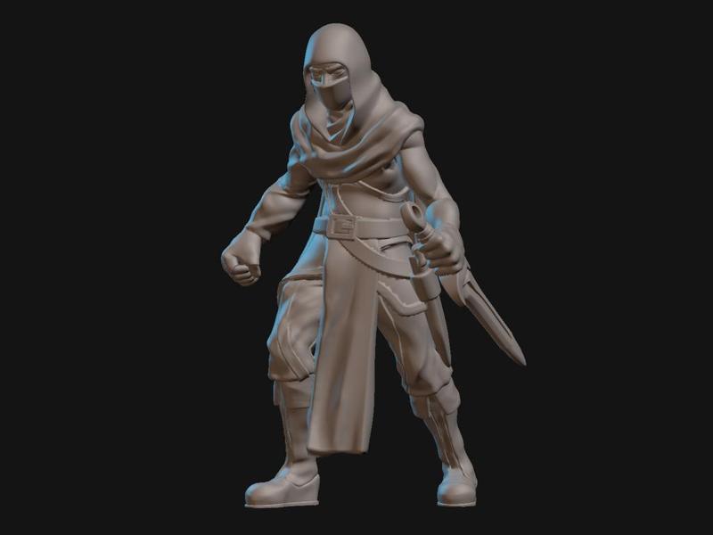 Human Rogue Miniature