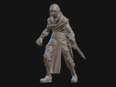 Human Rogue Miniature