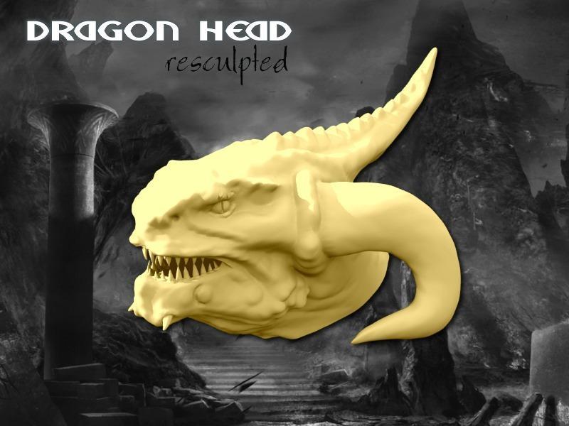 Dragon Head Sculpt(45mb)