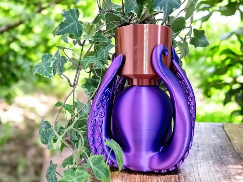 Corcelain Octopus Planter