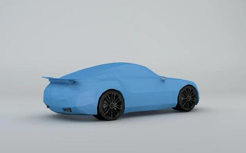 Low Poly Sports car