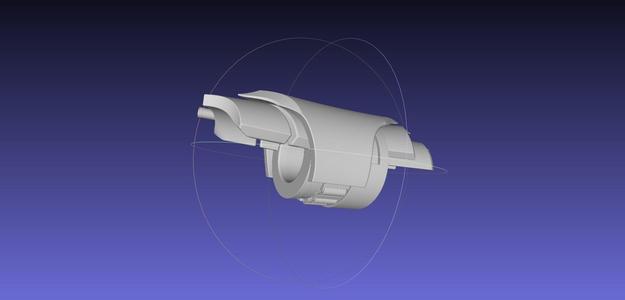 RWBY Ember Celica Yangs Shotgun Gauntlet Model