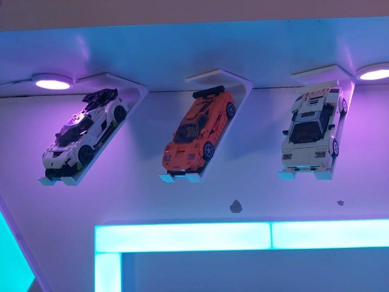 LEGO SPEED CHAMPIONS Car Display Shelf Hanger