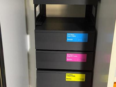 Filament wall mounted shelf