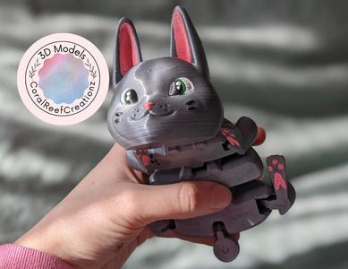 Flexi Bunny 3D Print – CoralReefCreationz