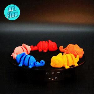 Flexi Chameleon Print in Place STL/3MF