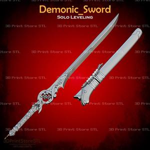 Demonic Sword Cosplay Solo Leveling – STL File