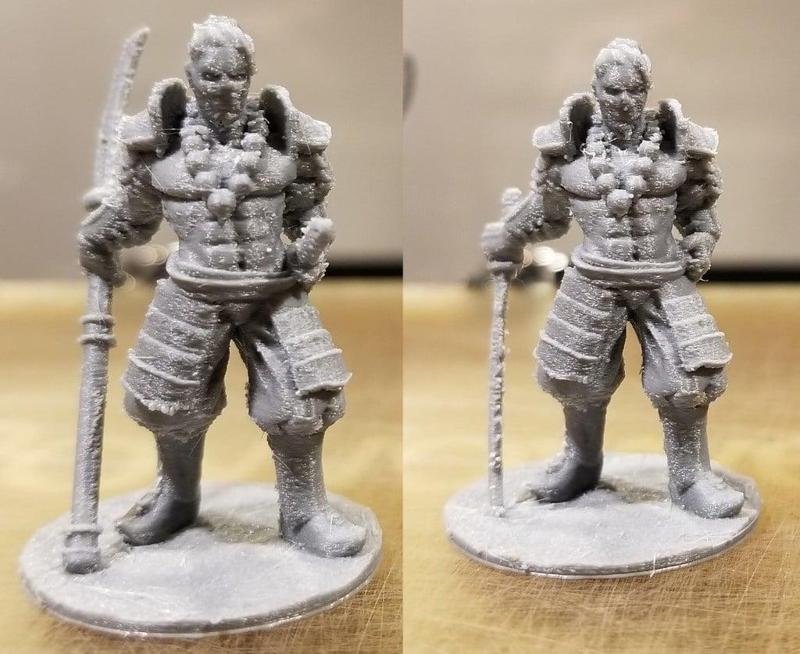D&D Human Samurai Fighter  Kensei Monk