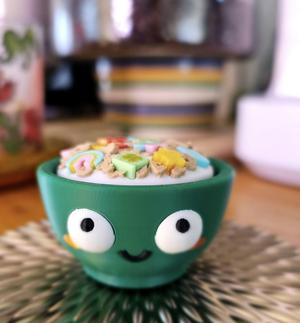 Lucky Charms Cereal Clicker Fidget Keychain