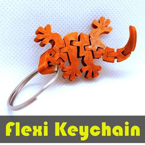 Flexi Articulated Keychain – Gecko