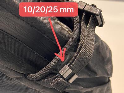 10mm/20mm/25mm 背包织带收纳Backpack webbing storage V2.0