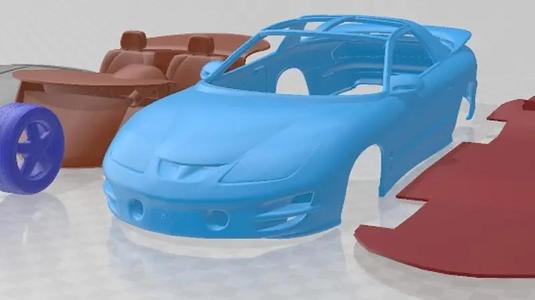Pontiac Firebird Trans Am 1998 Printable Car