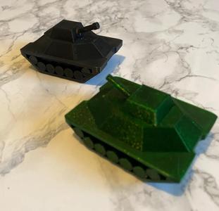 Low poly tank