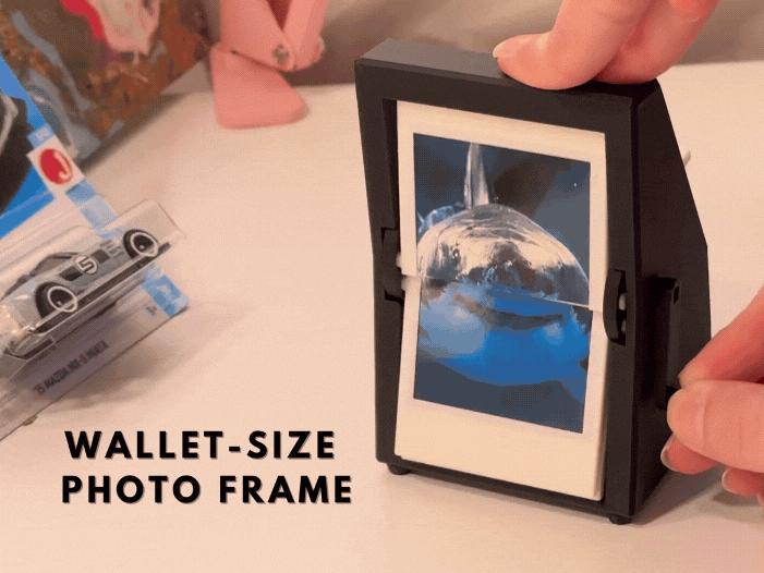 Split Flap Picture Frame