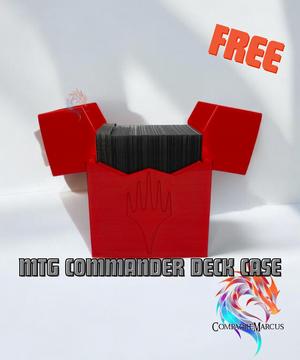 MTG Commander Basic Deck Case / easy print / 3mf included