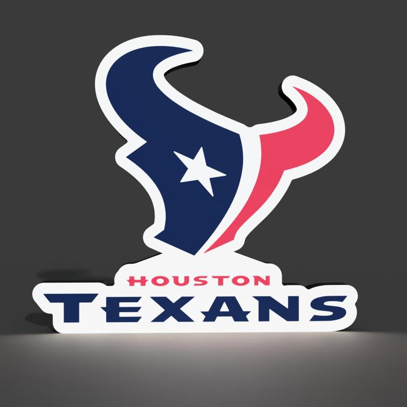 Houston Texans Lightbox LED Lamp