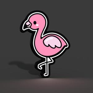Flamingo Customizable Lightbox LED Lamp