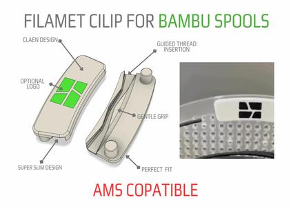 Filament Clip for Bambu spools