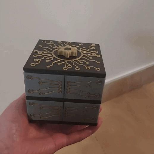 Electronic box – 2×4 compartments