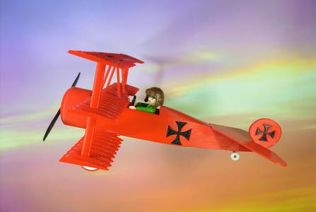 RED BARON AIRPLANE / ACCESSORIES FOR PLAYMOBIL