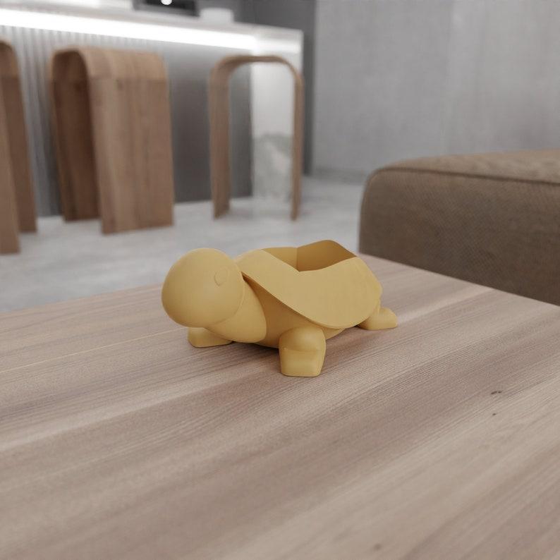 3D Cute Turtle Planter for Indoor as a Stl File & Animal Planter, Pot Holder, Desk Planter, 3D Print File, Cute Planter, Unique Planter