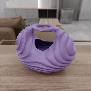 3D Dupin Cycloid Vase Stl for Flowers with 3D Stl Files & Futuristic Vase, Home Decor, Stl File 3D Printing, One of a Kind, 3D Printed Decor