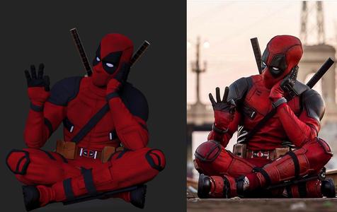 Deadpool Statue