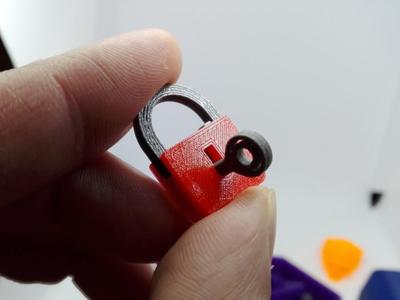 minimal mini lock with working mechanism and key