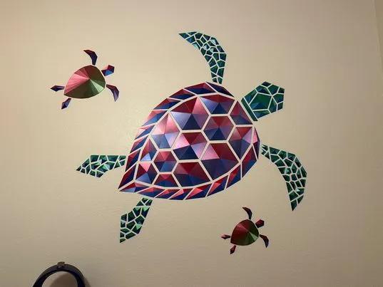 Baby Sea Turtle wall design