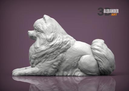 Pomeranian 3D print model
