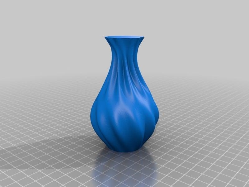 A maths art vase for pretty flowers