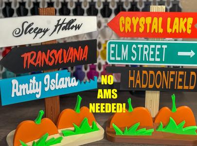 Halloween Display Signs! (No AMS)