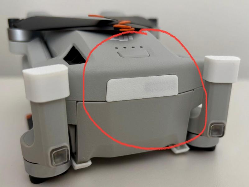 DJI Mini 3/4 Drone USB-C Port and MicroSD Card Cover