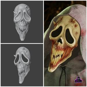 Ghostface mask from MK1  – Baraka Nightmare