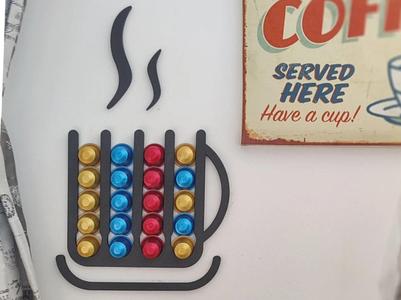 Mug shaped Nespresso capsule dispenser (wallmount)