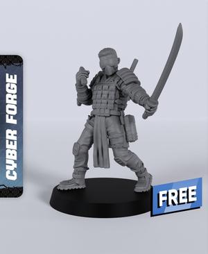 Melee Yakuza Goon B – With Free Cyberpunk  – Sci-Fi Gift Ideas for RPG and Wargamers