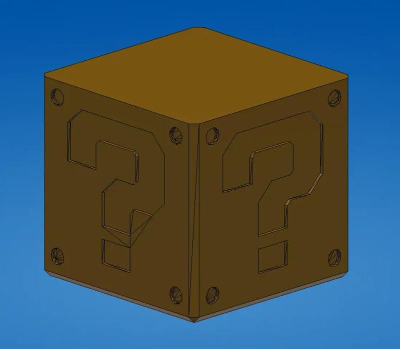 Mario Question Mark Vase (Vase Mode)