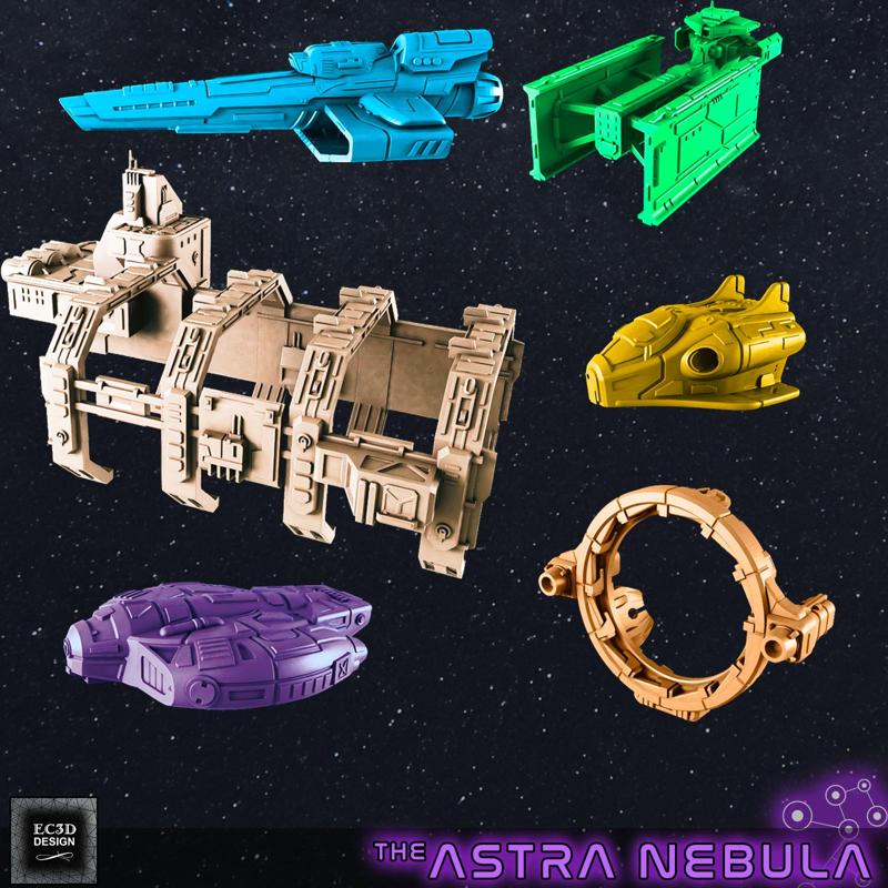 Civilian Ships and Stations – Set 3 [Fleet Scale Starship]