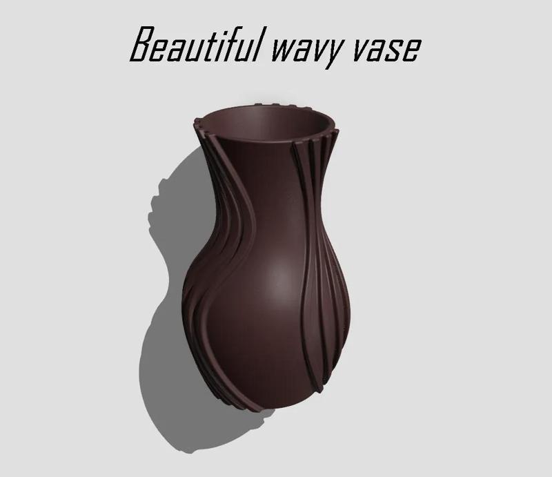 Wavy vase