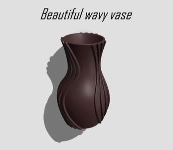 Wavy vase