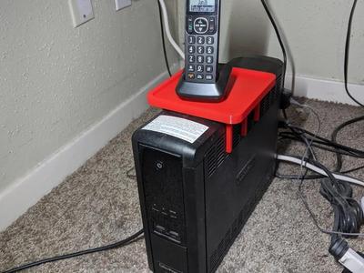 Shelf for UPS CyberPower BRG1500AVRLCD (with Fusion 360 export)   