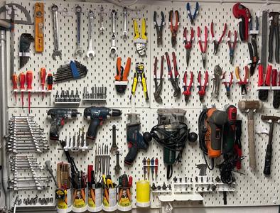 An Epic IKEA Skådis Garage Collection, a Set of Forty!