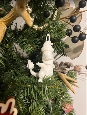 Low Poly Christmas Hat Charmander Ornament