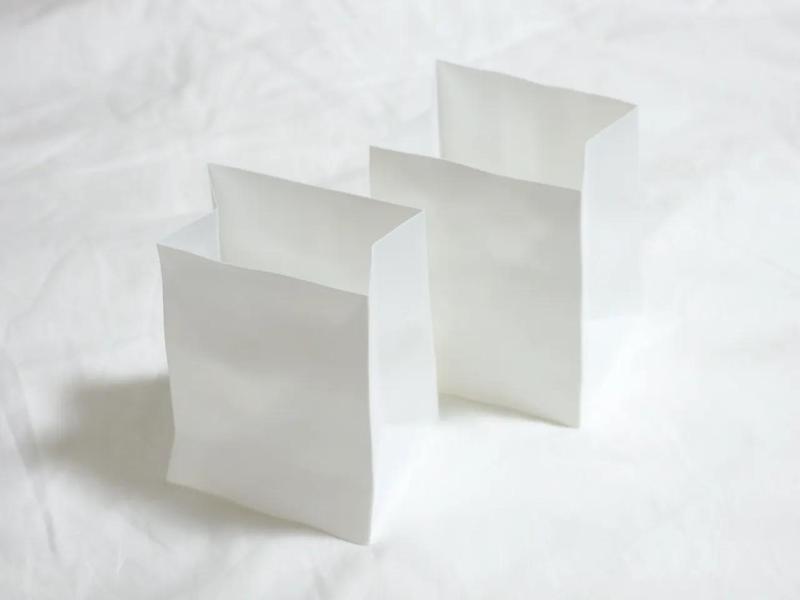 Paper bag vase