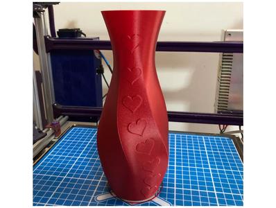 Flowing Hearts Vases